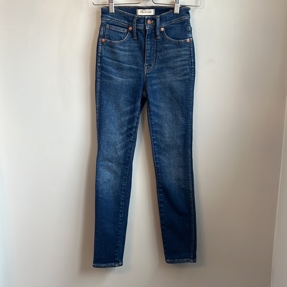 Madewell Petite 10" High-Rise Skinny Jeans in Winston Wash SZ 23P - Picture 5 of 8